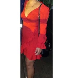 Flamenco inspired red dress